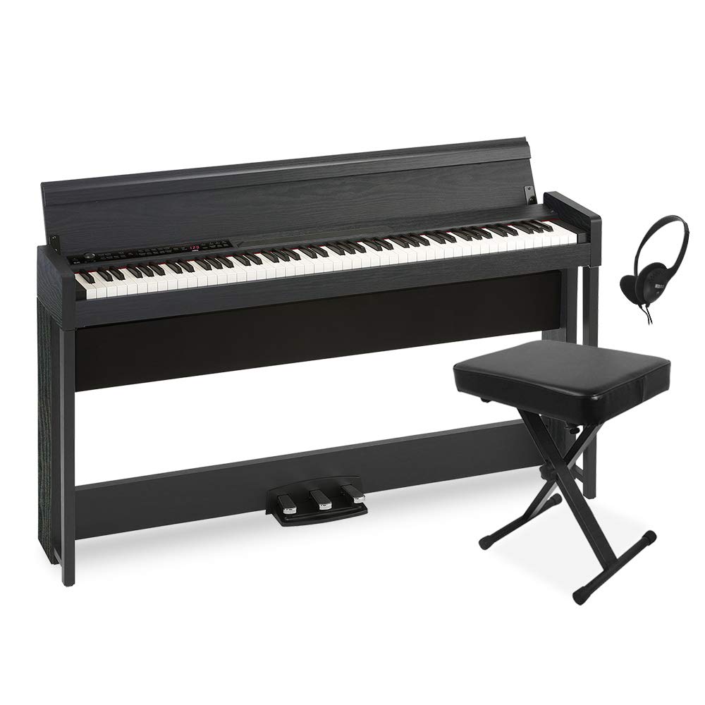 Amazon | KORG C1 AIR WBK X型イスセット 電子ピアノ 88鍵盤 コルグ