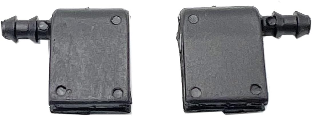 FainWan 2PCS Windshield Washer Nozzle, 47191 Windshield Wiper Arm Nozzle Jet, Wiper Nozzle Kit Applicable to Most Model Cars, Replacement 68017440AA, 68017441AA