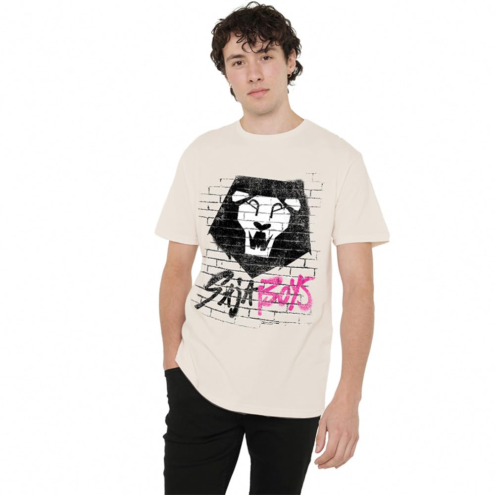 K-Pop Demon Hunters - Saja Boys Graffiti Wall Unisex T Shirt, Natural, Large