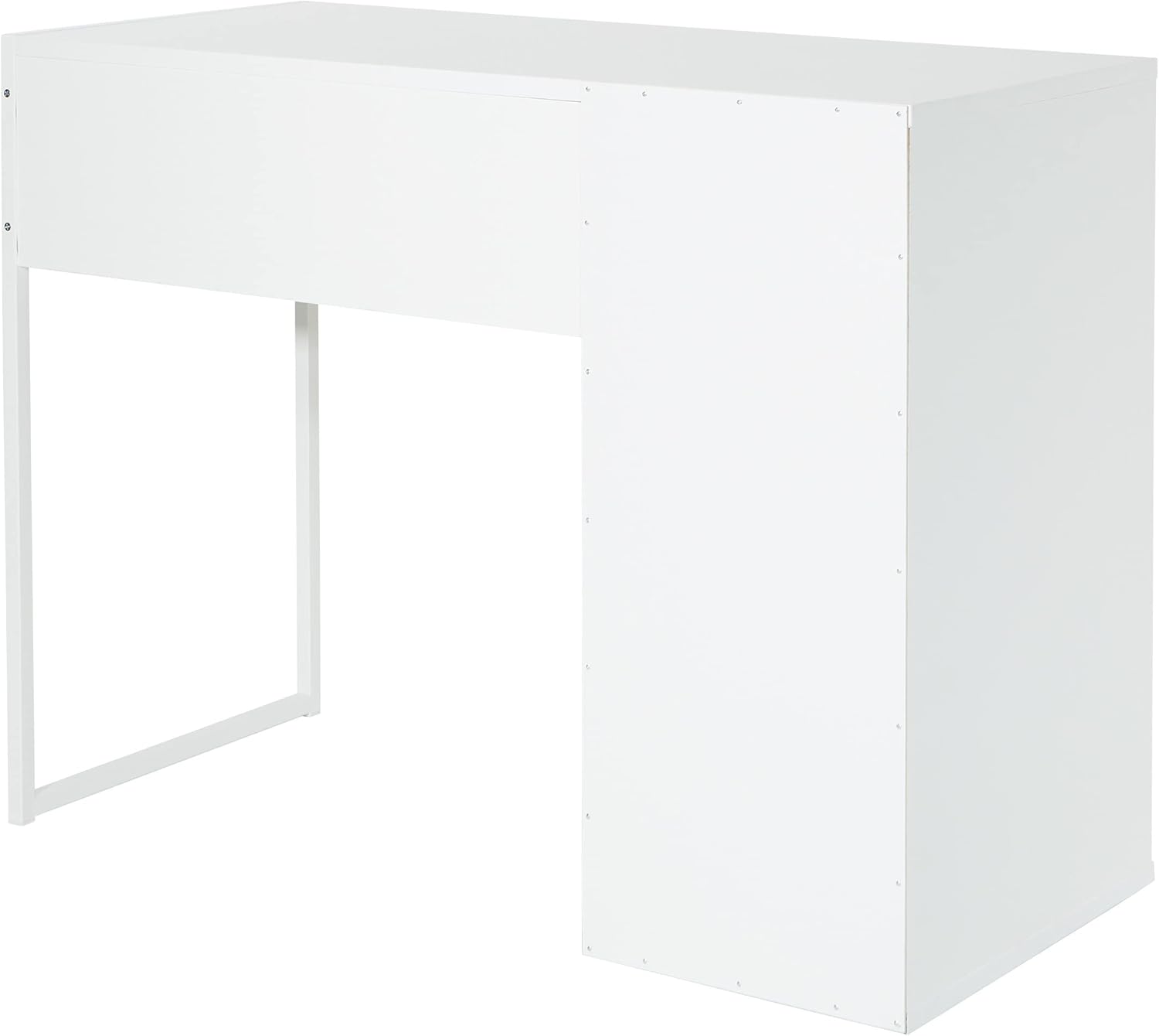 OSP Home Furnishings Ravel 40-Inch Wide Writing Desk, White