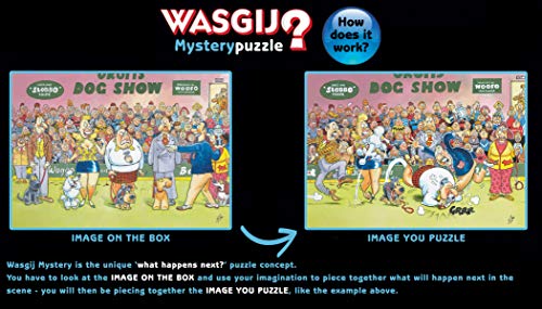 Jumbo 19127 Puzzle Wasgij Mystery-Die üblichen Verdächtigen, 1000 Teile – Ansicht 6