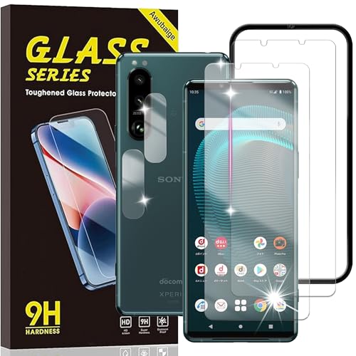 Awubaige For xperia 5 iii �p�� �K���X�t�C���� (�Q������)+�J�����t�B����(�Q������)�y�K�C�h�g�t���zFor Xperia 5 III SO-53B / SOG05 �p�� �t�B���� ���{�����Ɏq�̗p For xperia 5 i