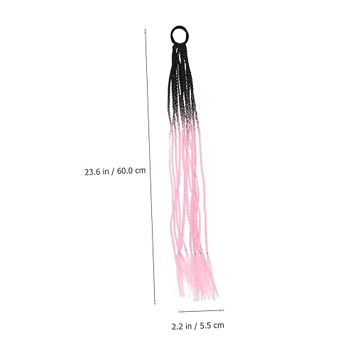 Colorful Crochet Braid Hair Extensions - 12pc Gradient Faux Locs