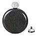 Women Hip Flask in Acciaio Inossidabile Signore Whisky Whisky Bottiglia Di Vino Glitter 5 Once Nero