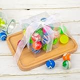 HAKACC 50 Stück Flummies für Kinder, 25mm Bunte Gummibälle Set für Karneval Mitgebsel, Hüpfball Füllung für Geburtstag Ostern Party