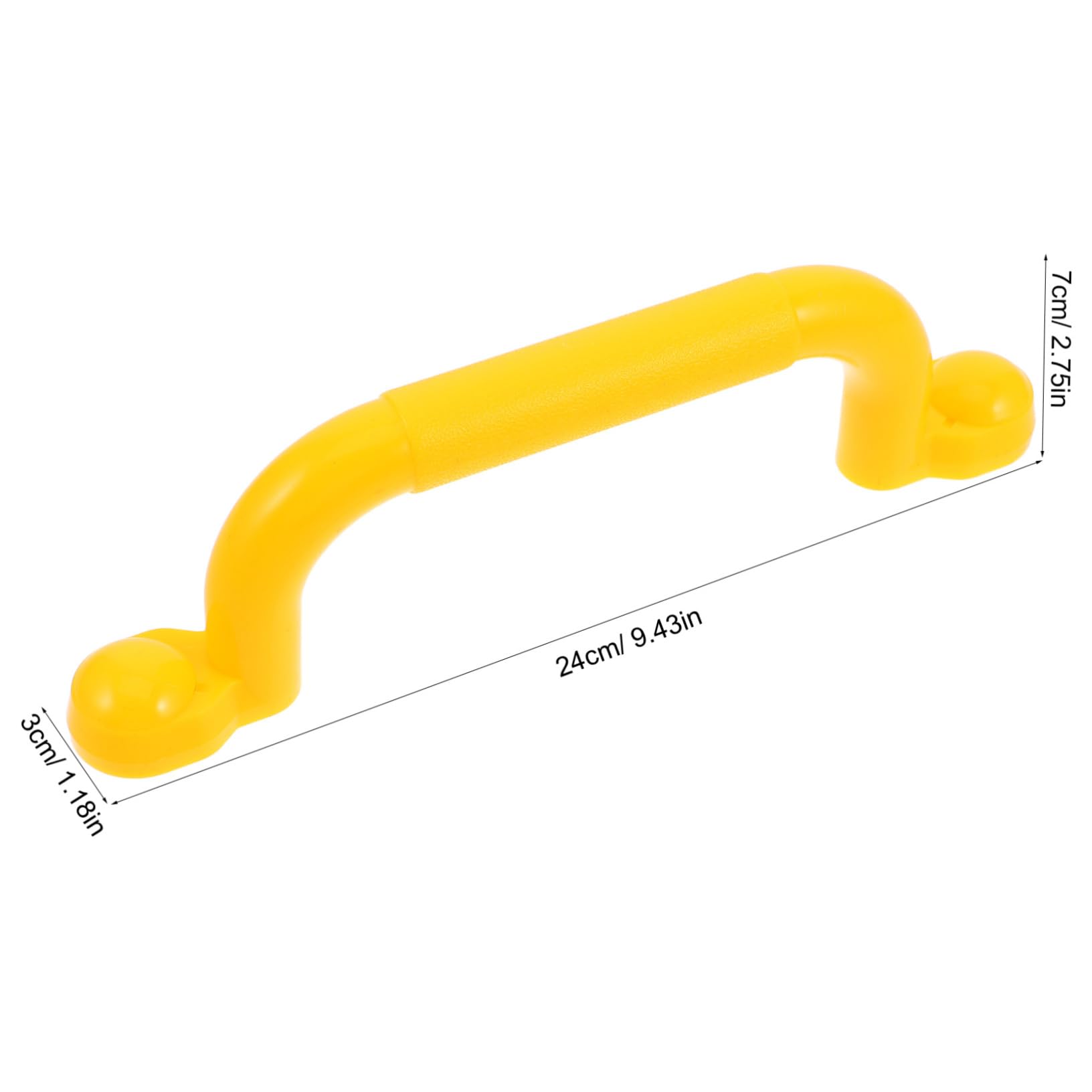 Kisangel 2pcs Large Plastic Handles for Kids Outdoor Playground Safety Hand Grips for Playhouse Accessories Ideal for Parks and Kindergartens