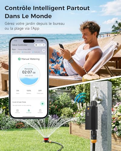 Programmateur arrosage WiFi WOOX connecté intelligent sans hub - 4