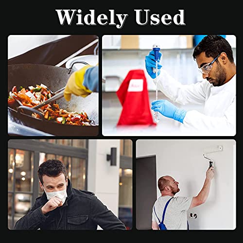 Apomkjoe Super Protective Face Shield - Full Shield Visor, Durable Transparent Face Mask Clear, HD Anti-Fog Reusable Face Protective Cover - for Male Female Adults (Black) - Image 7