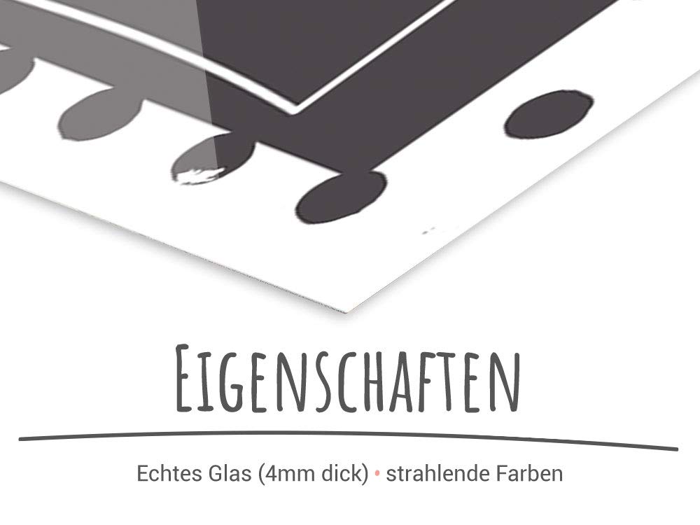 GRAZDesign Memoboard für Familie Arbeitstafel in Grau Glasboard - Glastafel Wochenplaner mit praktischer Wochenübersicht - Tafel zum Beschriften / 80x50cm