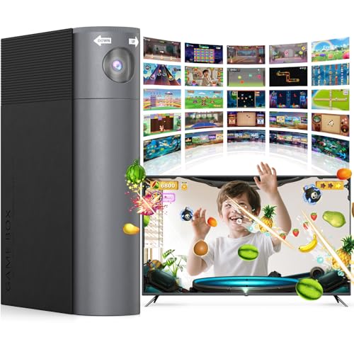 MetFut AR Motion Gaming Console for Kids & Families - Plug & Play Video Game System for Indoor Physical Activity & Interactive Family Fun,Great for Gaming Nights, Parties and Playdates.
