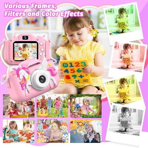 Image of Kids Camera Toy, masterbee Children Camera Toys for Kid Age 3-12, Christmas /Birthday Gifts for Girls, 1080P HD Video Kids Digital Camera, Gift for 3 4 5 6 7 8 9 10 11 12 Year Old Girl