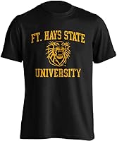 Vista 152 de Sport Your Gear NCAA Camiseta de manga corta retro con licencia oficial de aspecto desgastado para el día del juego, camiseta de espíritu deportivo