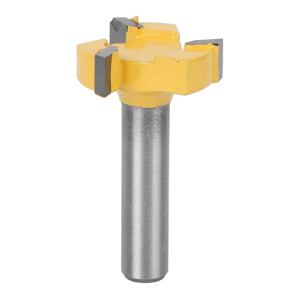 Respicefinem 3-Blade T Slot 8mm Shank Router Bit Woodworking Milling Cutter Tool Accessories