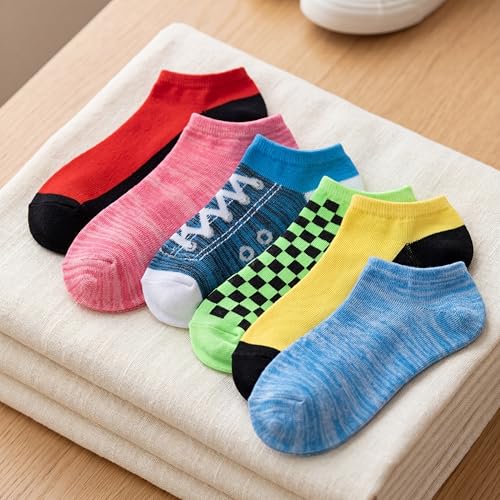 Image of Tipi Toe Women's 20 Pack Colorful Low Cut Socks - Lightweight, Breathable Design for All-Day Comfort Sizes 9-11 /10-13