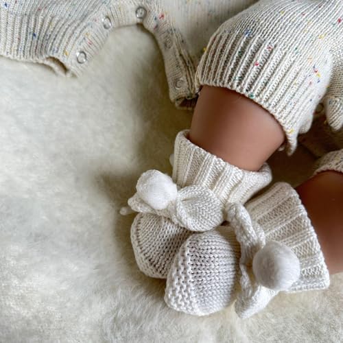 Newborn Baby Booties Cotton Knitte Shoes Soft Comformable First Wakers Warm Booties For 0-6Months Toddler Infant Skin Friendl4
