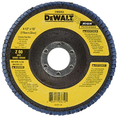DEWALT DW8381H 6-Inch X 5/8-Inch-11 60G Type 29 Hp Flap Disc - image 1