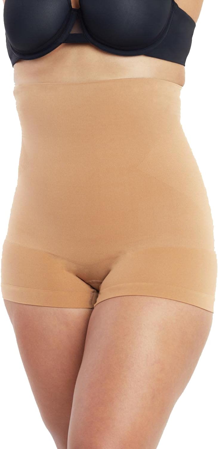 - Shapewear for Women Tummy and Love Handle Control- High Waisted Boy Shorts