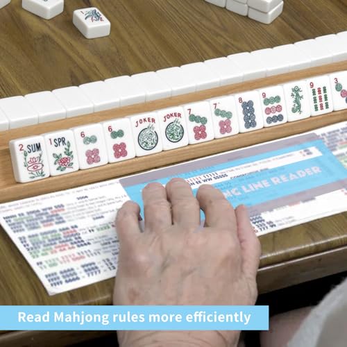Mahjong Line Finder 4 Pzs Guía Posición Cartas Juego miniatura 6