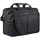 KROSER LaptopTasche 18 Upgrade Erweiterbare Leichte Aktentasche für 17,3 Laptop Premium Arbeitstasche Wasserdichte Umhängetasche mit RFID-Taschen für Schule/Reisen/Frauen/Männer-Schwarz MEHRWEG