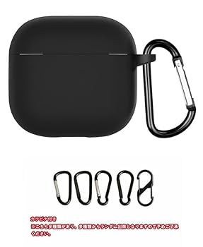 早い者勝ち❣️イヤホンケース　シリコン　シンプル　グレー　カラビナ付き Amazon | KOOLRIVER・AirPods4 ケース AirPods 4 カバー