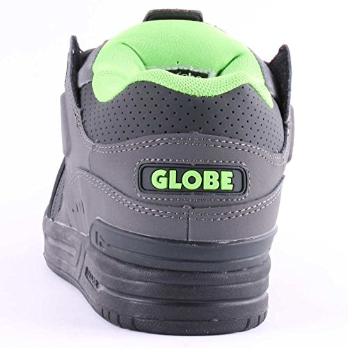 Image of Globe Men's Skateboarding Shoes, Grey Charcoal Night Green, 46