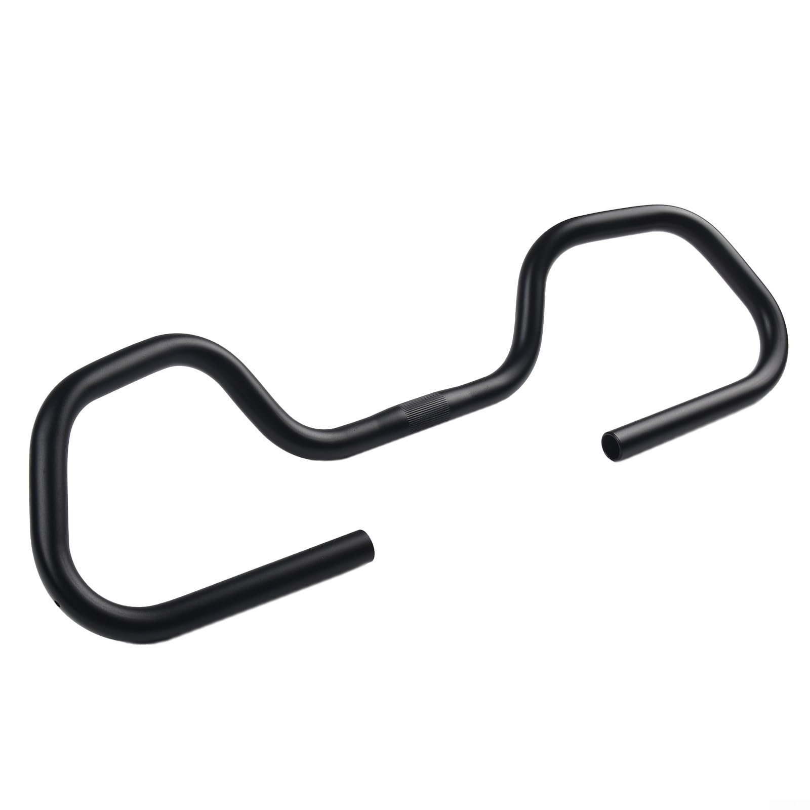 Guidon en aluminium durable pour vélo de randonnée 25 4 mm 580 mm, noir (25,4 mm)