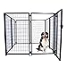 ALEKO® 5'x5'x4' Dog Kennel Heavy Duty Pet Playpen Dog Exercise Pen Cat Fence Run for Chicken Coop Hens House