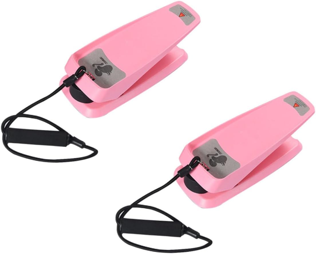 COOLHIYA 1 Set Treadmills Stretch Board Portable Exercise Equipment Portable Workout Equipment Foot Exerciser Fitness Mini Stepper Mini Step Machine Home Exercise Stepper Fitness Tool Pink