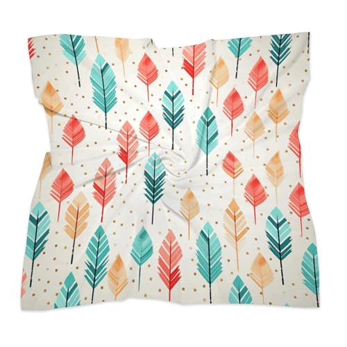 Bandana Silk Feeling Scarf for Women Men,Multi-Purpose Black Leopard Print Square Head Bandanas,Hair Neck Scarfs3