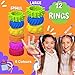12 Pack Sensory Rings Kids Fidget Ring,Fidget Rings,Anxiety & Stress Relief Finger Toys For Kids Focus & Sensory Stimulation Quiet Fidgets Against Anxiety in the Classroom 12 Pack Sensory Rings Kids Fidget Ring,Fidget Rings,Anxiety & Stress Relief Finger Toys For Kids Focus & Sensory Stimulation Quiet Fidgets Against Anxiety in the Classroom