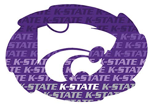 Kansas State Wildcats 5x6 Inch Word Swirl Magnet Officially Licensed Collegiate Product