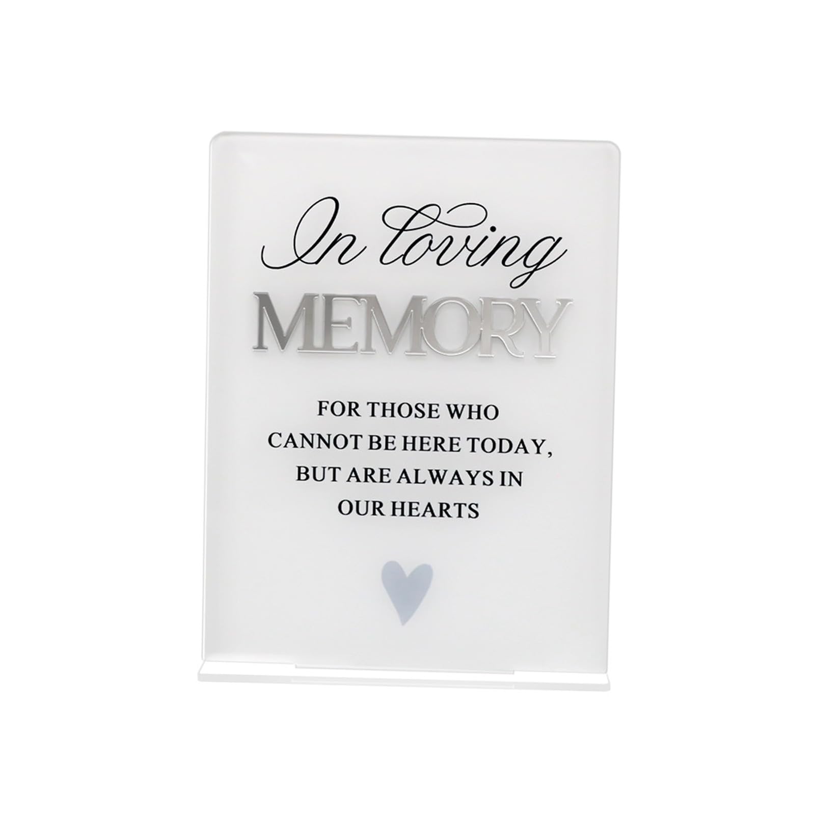 Kalttoy A Crylic Wedding Memorial Sign For Honoring Loves With Earnest Sentiment In Loving Memory Or This Burn Design In Loving Memory Sign