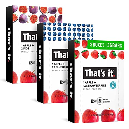That’s it. Variety, 100% Natural Real Fruit Bar, High Fiber Vegan...