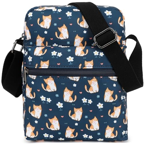 Cute Crossbody Bag and Purse Casual Canvas Shoulder Bag for Women