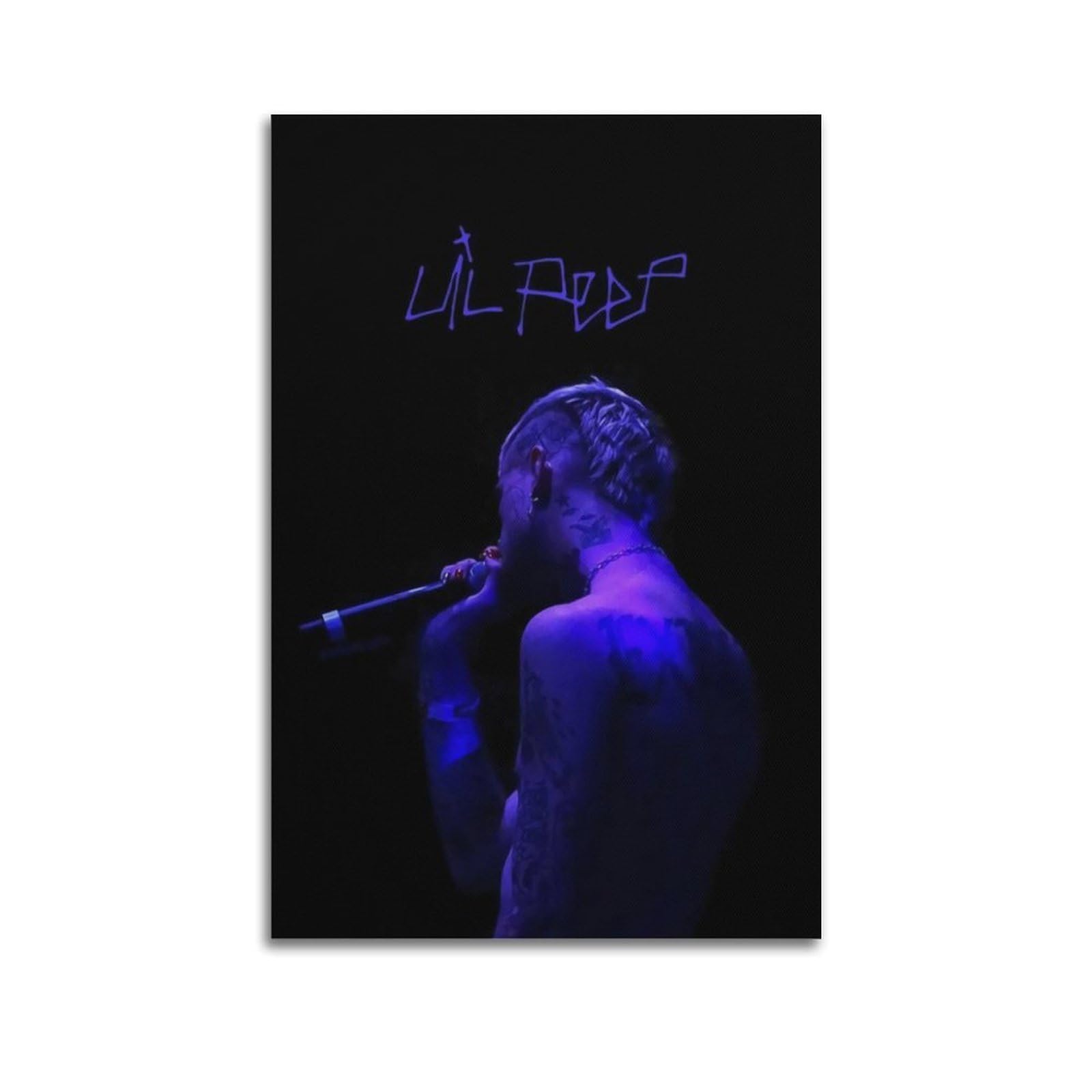 FDRPMHC Lil Peep Music Canvas Wall Art Decor Living Room Modern Family Bedroom 20x30inch(50x75cm) Unframe-style