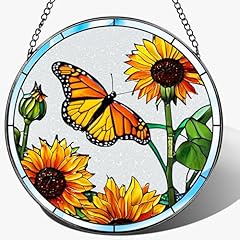 Butterfly With Sunflowers