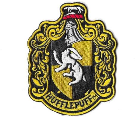 PSL Huffle Puff Crest Iron on Sew on Embroidered Patch for Wizard Potter Cosplay
