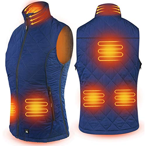 ARRIS Heated Vest for Women, Size Adjustable 7.4V Battery Electric Warm Clothing