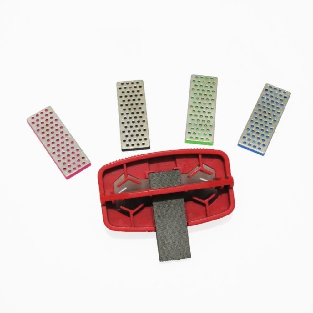 Snowboard con lima, multi-angolo portatile cera laterale e base manutenzione, 86-89 angolo laterale regolabile, accordatura base 0,5/1, include set di lime diamantate e indicatore di angolo