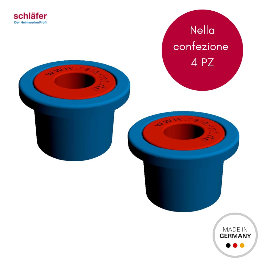 Gommini Copriwater Universali - Inserti Antiscivolo Per Sedile WC Con Fori 6mm E 8mm - Foto 8