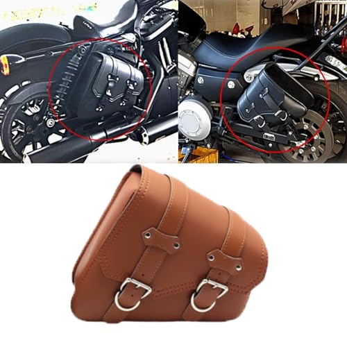 Alforja lateral impermeable para moto Sportster XL883 XL1200 miniatura 1