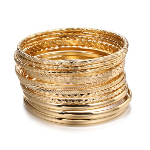 Image of Shining Diva Fashion Gold Plated Stylish Kada Bangle Cuff Bracelet for Women & Girls