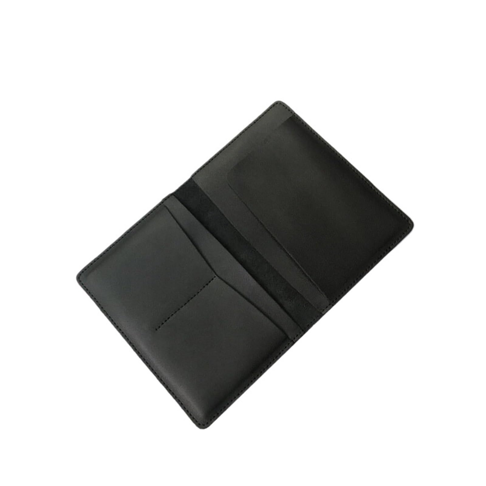 Cartera Tarjetero Fundas de Pasaporte Retro Cuero for Almacenamiento, Carteras portátiles Viaje, Bolsas integradas for certificados, Estuches for Billetes avión y Tarjetas(Black)