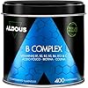 Vitamina B Complex + Vitamina C - 400 Comprimidos - Más de 1 Año - Multivitaminas - Complejo Vitamínico Completo - Vitamina B12, B1, B2, B3, B5, B6, Ácido Fólico, Biotina, Colina - Vegano - ALDOUS