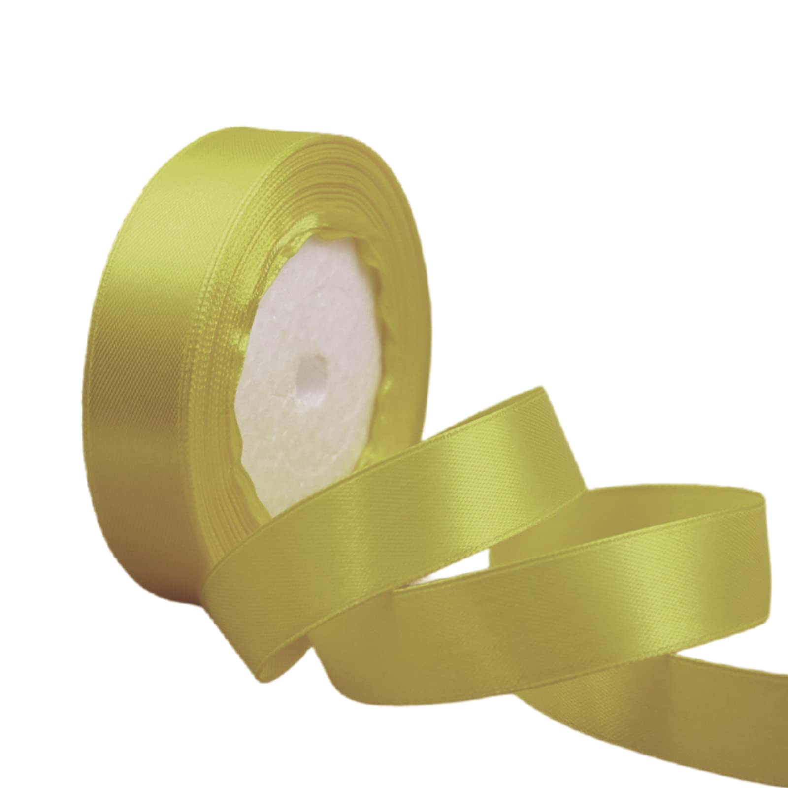 Champagne Gold Satin Ribbon 10mm, 23 Meters Champagne Fabric Ribbons Double Sided Silk Ribbons for Gift Wrapping, Crafting, Hair Bows, Balloons, Wreaths, Cakes, Wedding Party, Christmas Decoration — view 47