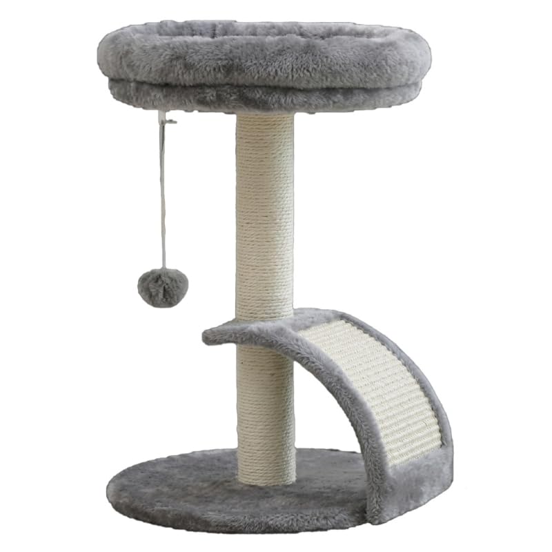 Tommy Teraslı Köprülü Kedi Tırmalama Gri 36x36x52