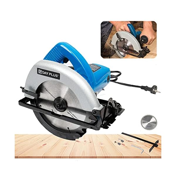Handkreissäge Kreissäge mit Kreissägeblatt 180mm, Elektrische Säge 900W 230V 4700 U/min, Max Schnitttiefe 55mm…
