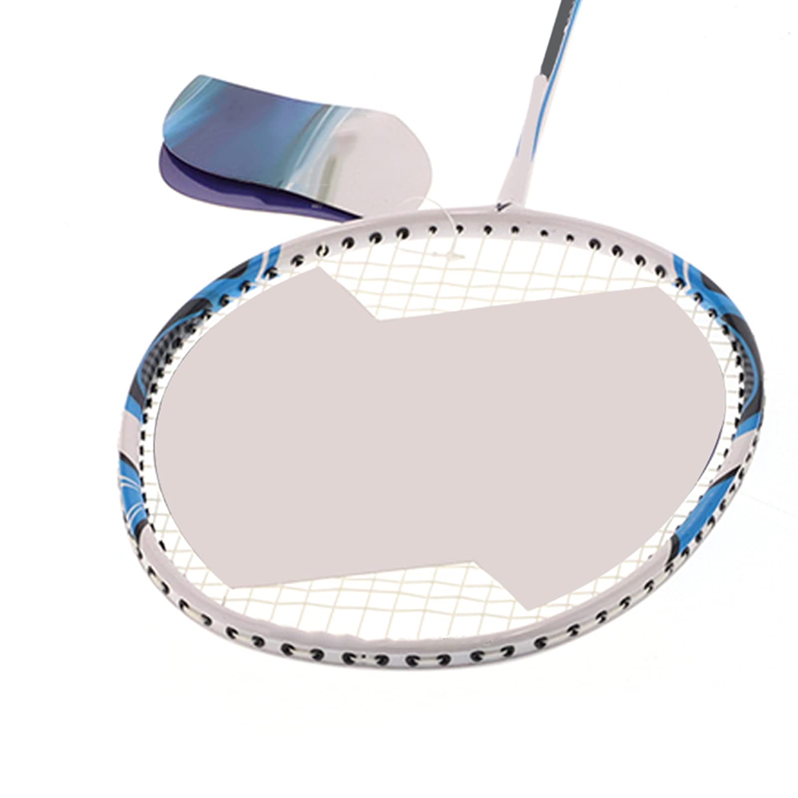 Qqmora Set di Racchette da Badminton Leggere in Fibra di Carbonio per Adulti e Adolescenti, Gioco per 2 Giocatori con Borsa per il Trasporto