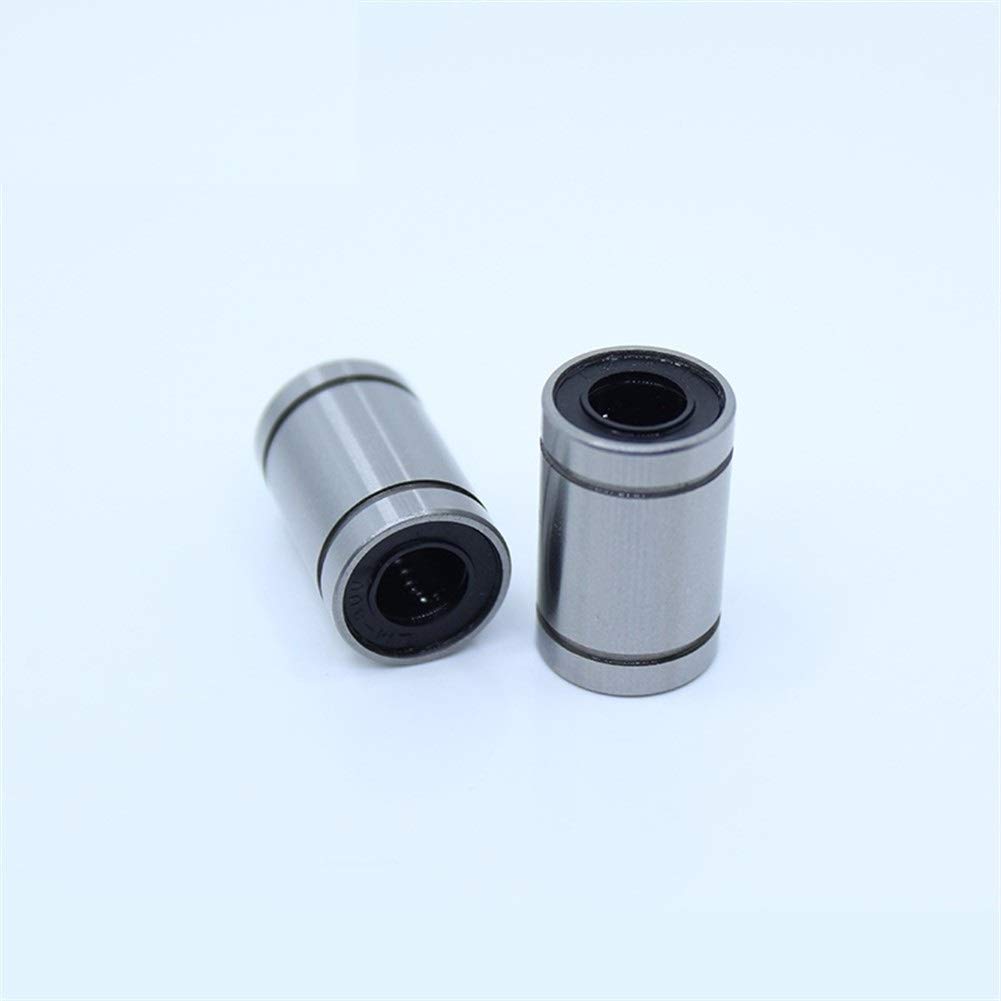 Roulements linéaires LM12UU LM13UU LM16UU LM20UU, douilles de mouvement linéaire, guides linéaires ABEC-1, 5 pièces, roulements linéaires standard, roulements à billes linéaires(LM16UU A1 5PCS)