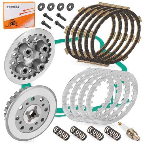 Clutch Out Pressure Hub Kit & Friction Plates W/Gasket For Yamaha TTR125 5AP-16371-00-00 5AP-16351-00-00
